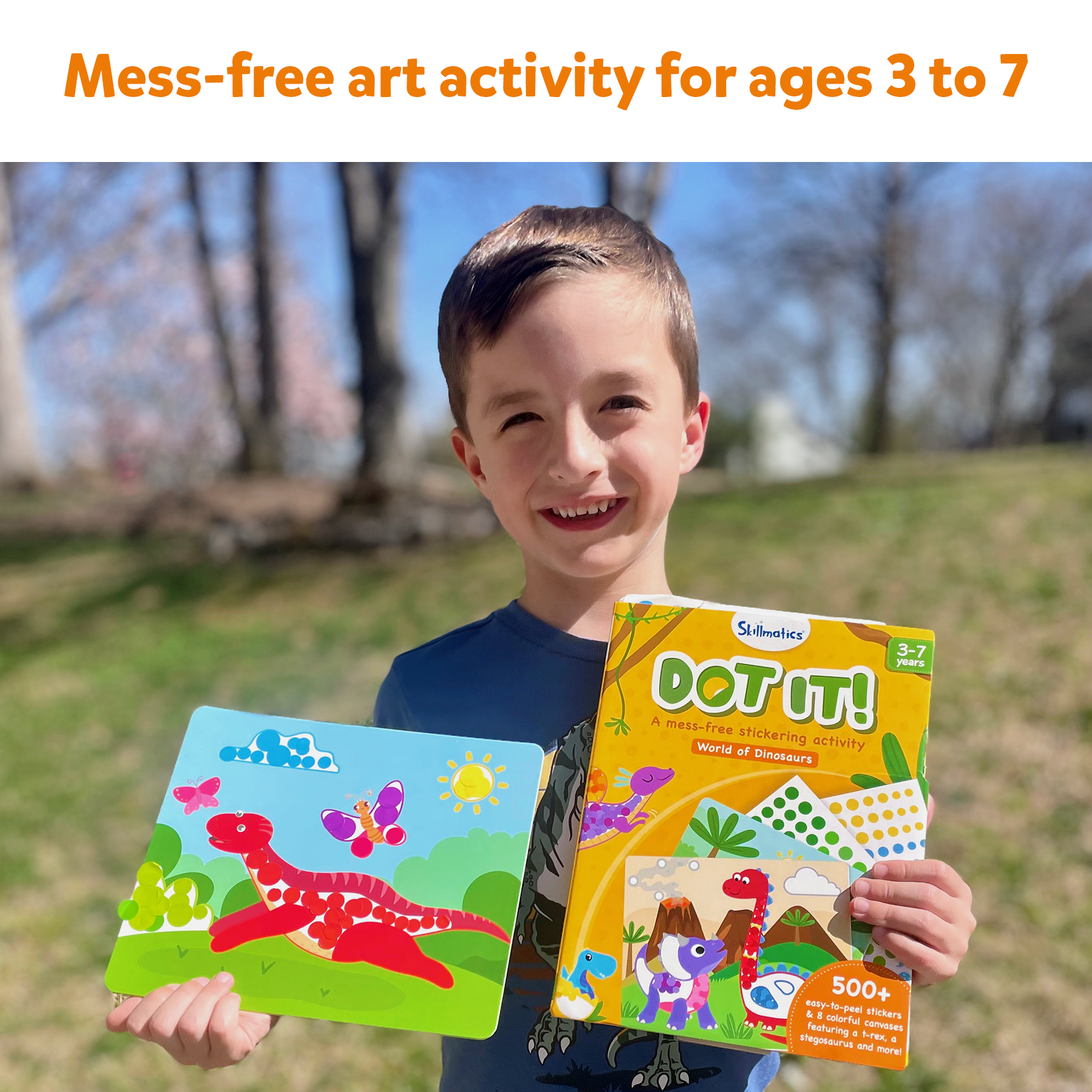 Dot it! - World of Dinosaurs | No Mess Sticker Art