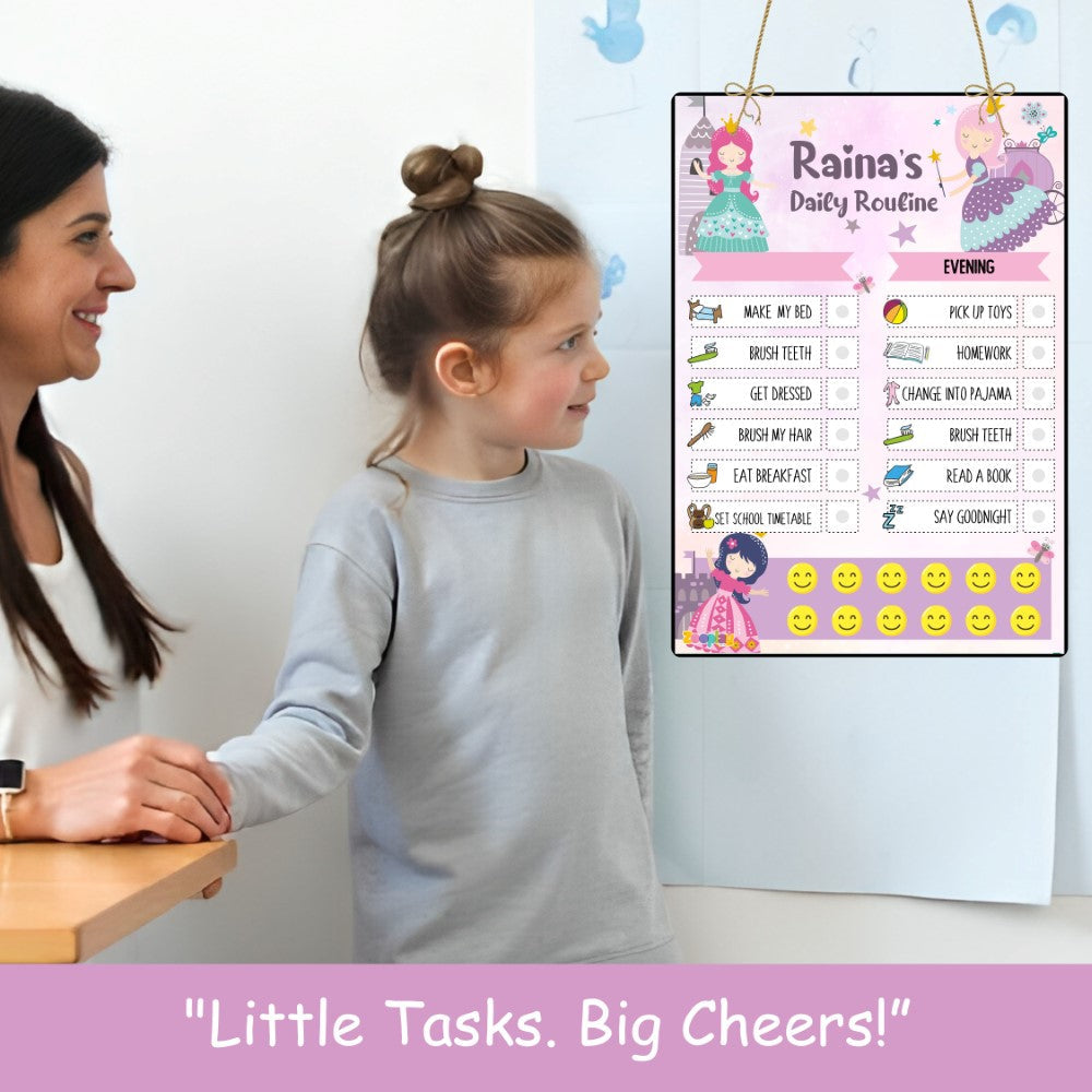 Daily Reward Chart Personalised – Princess Palace