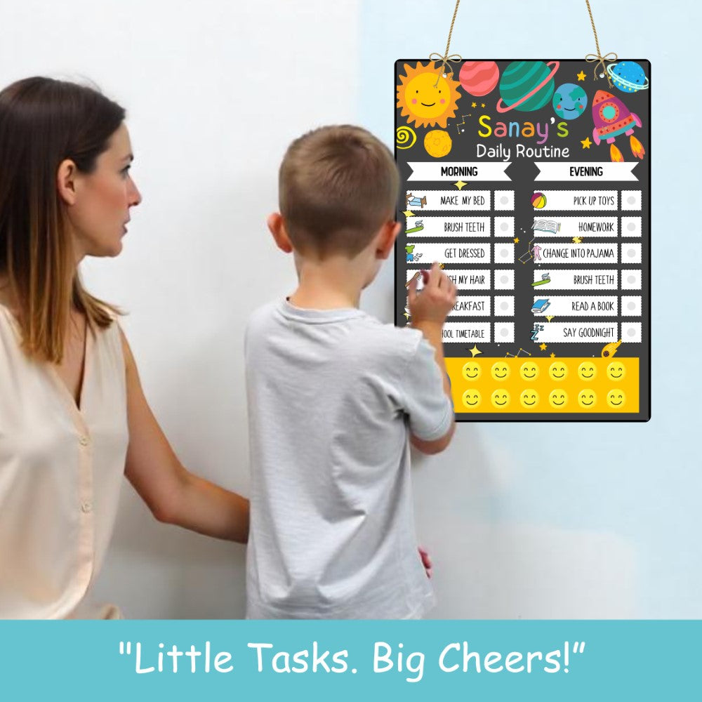 Daily Reward Chart Personalised – Mission Space