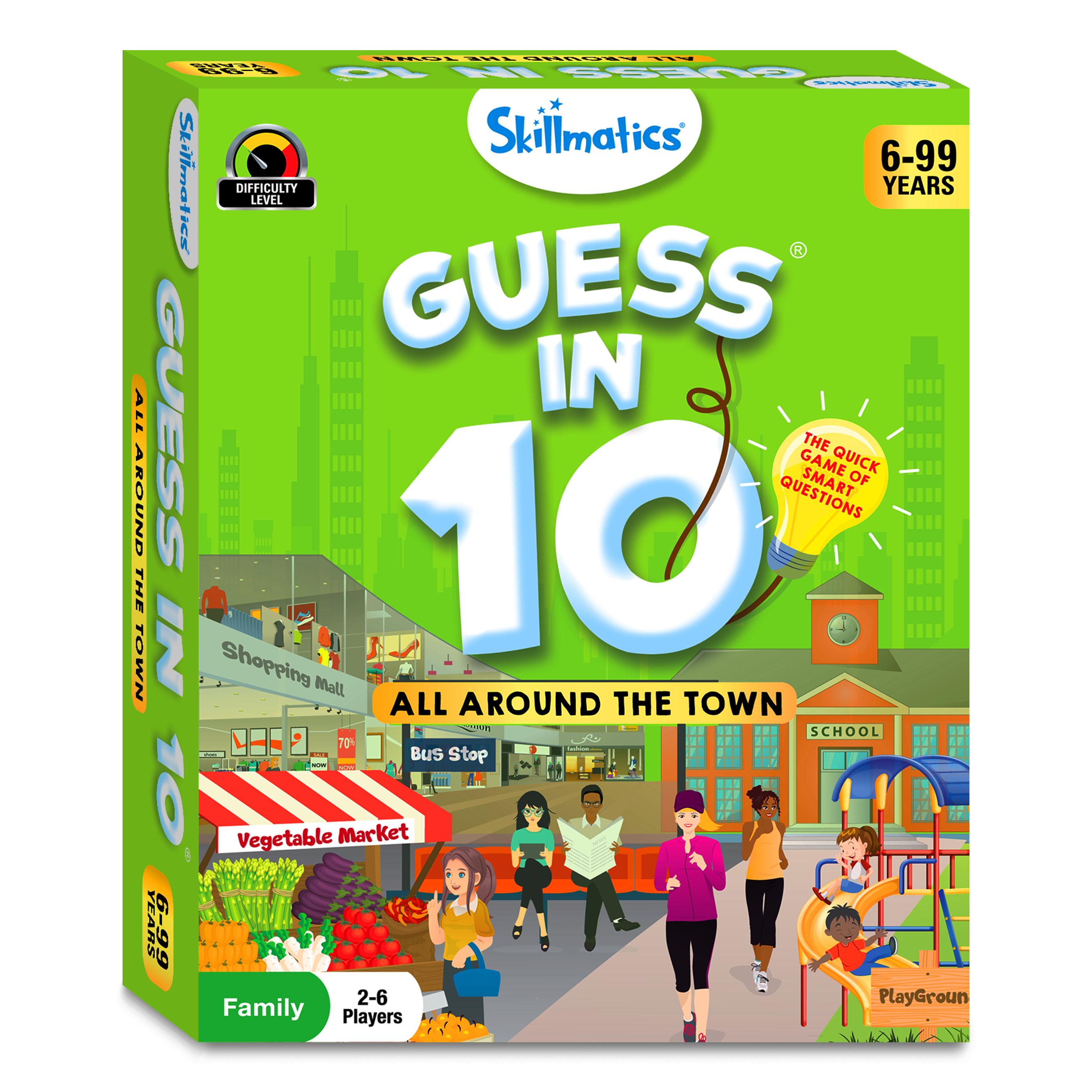 Guess in 10 – All Around The Town | Card Game of Smart Questions