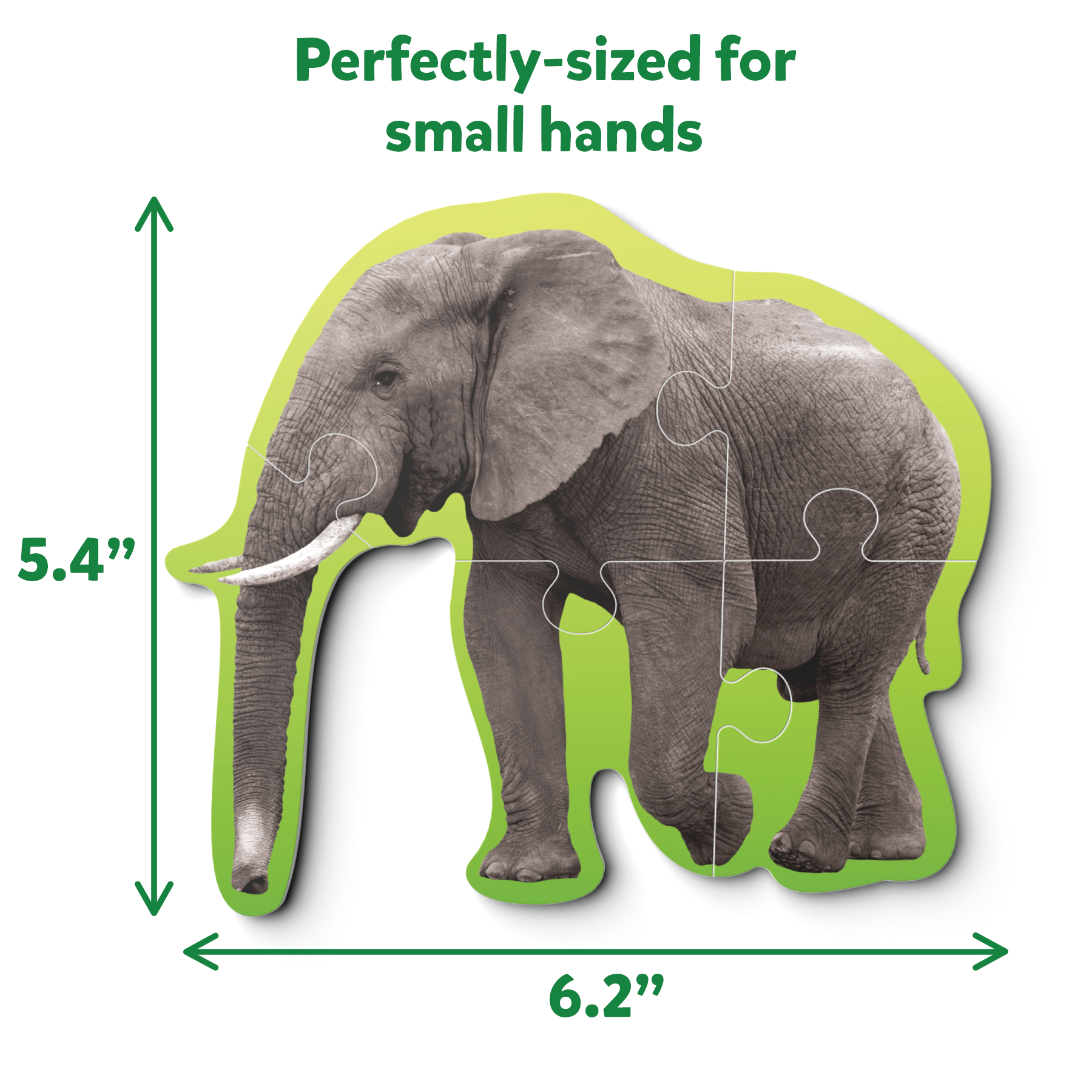 Skillmatics Step By Step Puzzle - 40 Piece Wild Animal Jigsaw Puzzle, Educational Toddler Toy, Stage-Based Learning, Gifts For Kids Ages 2 To 5