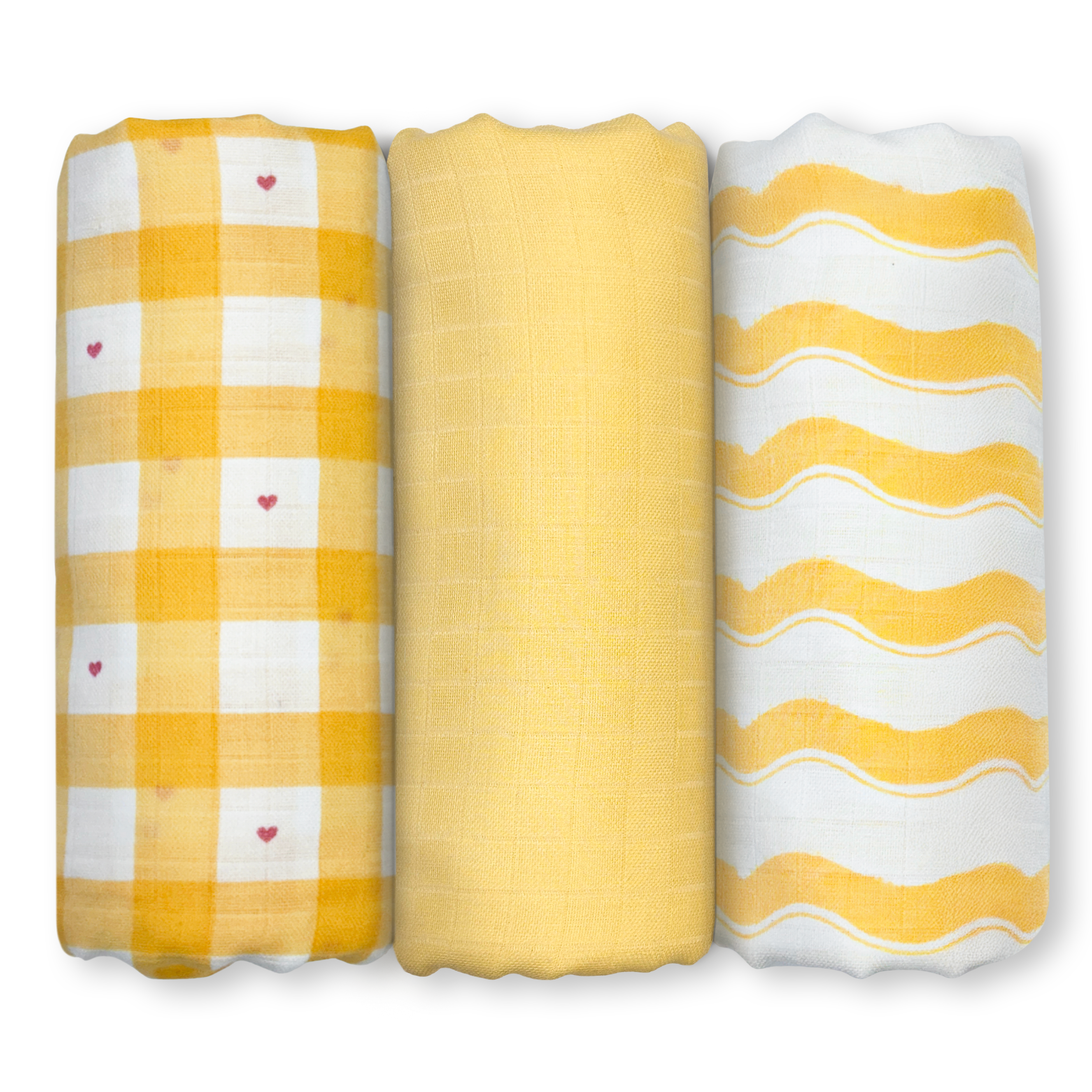 Nintara Baby Swaddle - 100% Organic Premium Muslin Cotton, 39" x 39" (100 cm x 100 cm), Ultra-Soft, Breathable & Lightweight, Multipurpose, Unisex, Hypoallergenic, Gifts for Newborn Babies