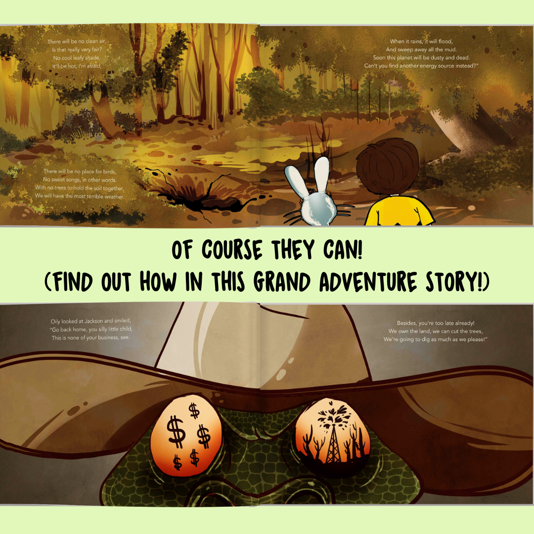 Personalised Storybook - The Tree Warrior; Make Your Child A Climate Hero!