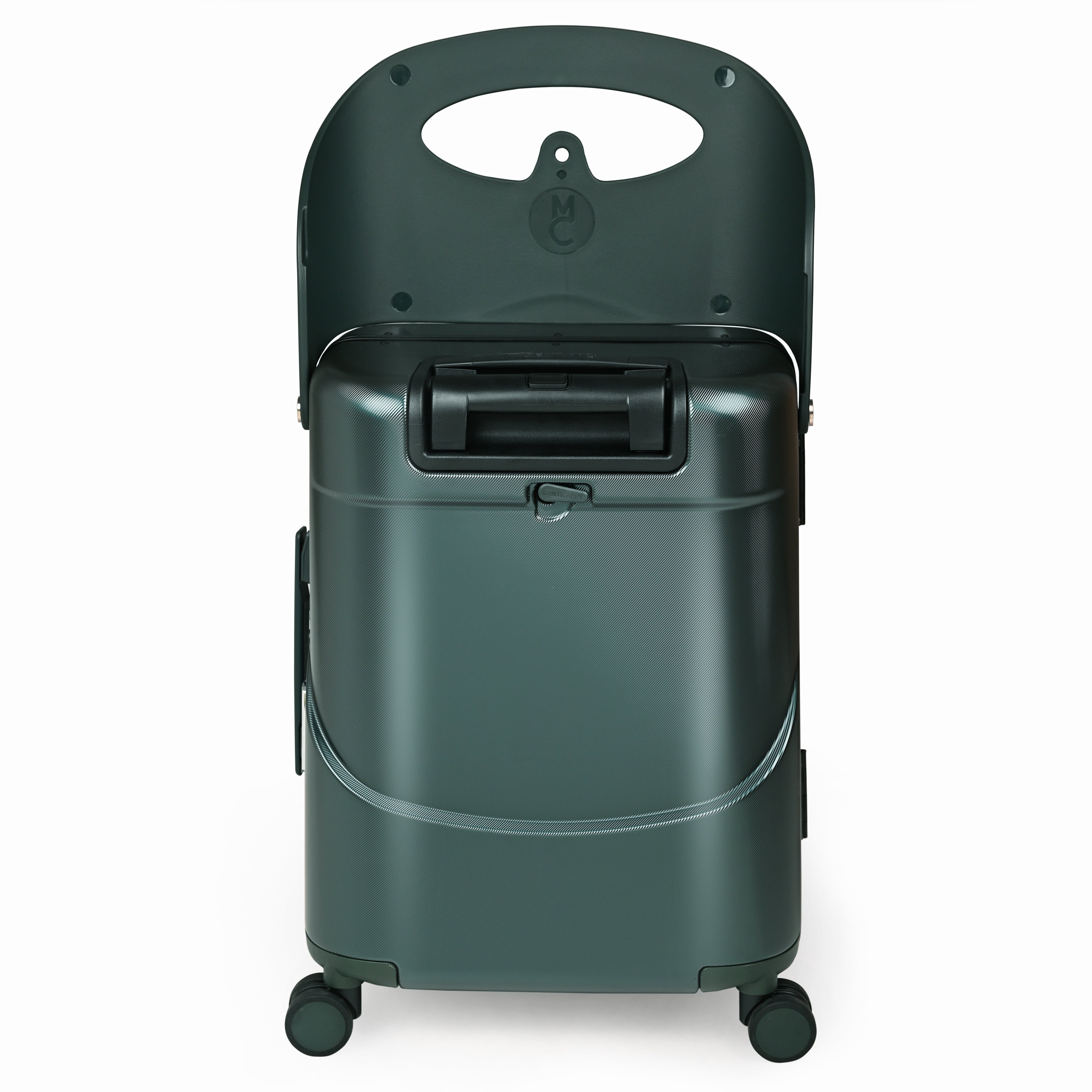 Miamily Forest Green Ride on Trolley Carry-on Luggage 18 inches