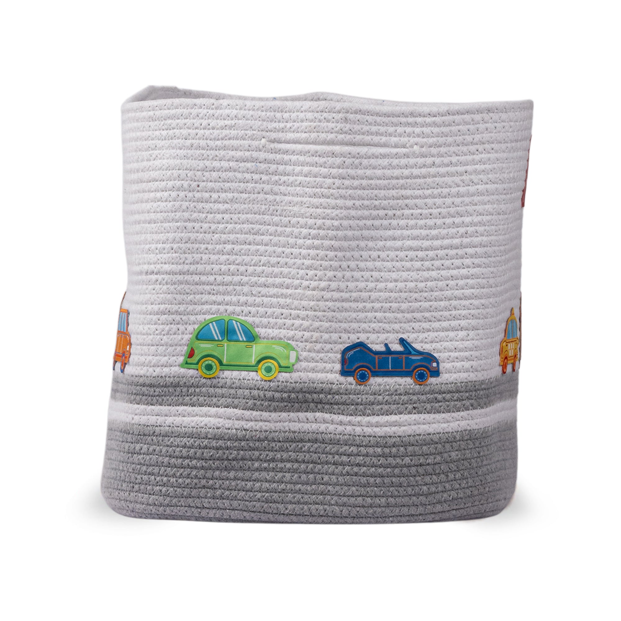 Cotton Rope Transport Trail Rectangular Toy Storage Basket
