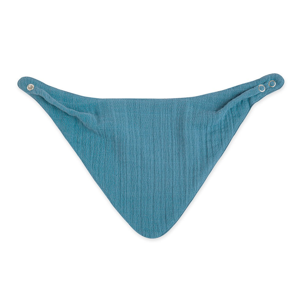 Crane Baby Bandana Bib Set - Blue