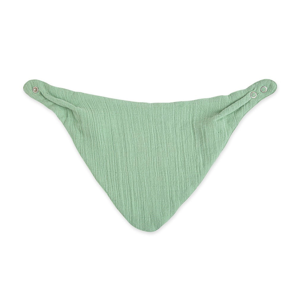 Crane Baby Bandana Bib Set - Blue