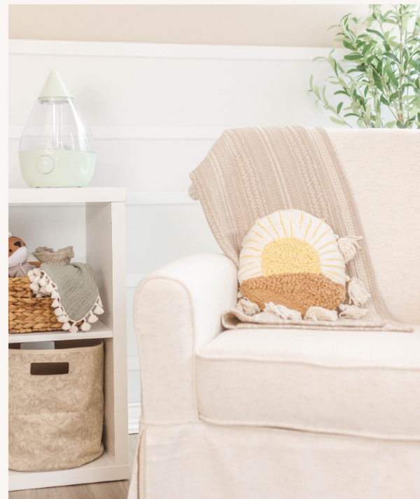 Crane Baby Canvas Storage Bag/Basket Willow Collection - Multicolor