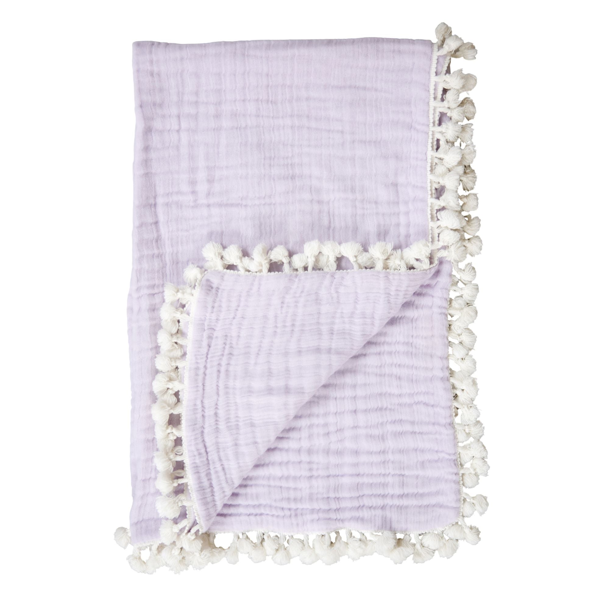 Crane Baby 6 Layer Muslin Blanket Lilac - Lavender