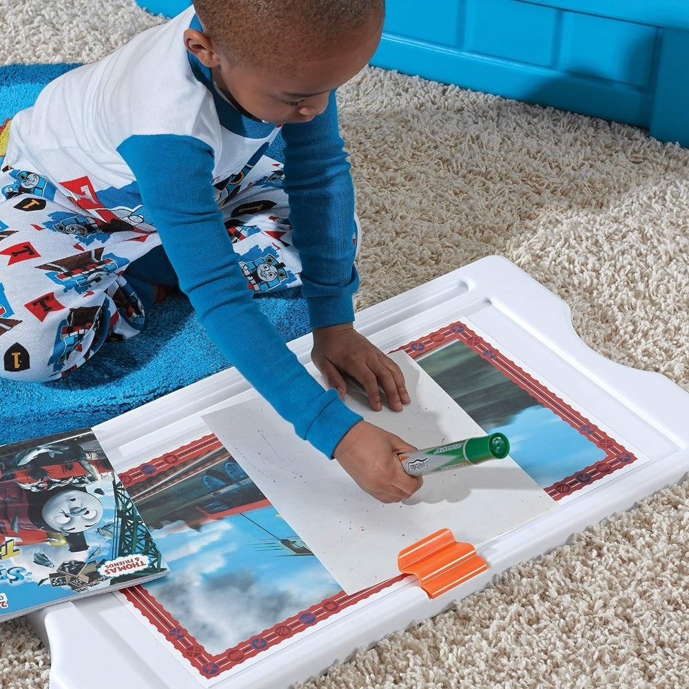 Step2 Tank Engine 2-In-1 Toy Box & Art Lid + FREE Interactive Soft Toy