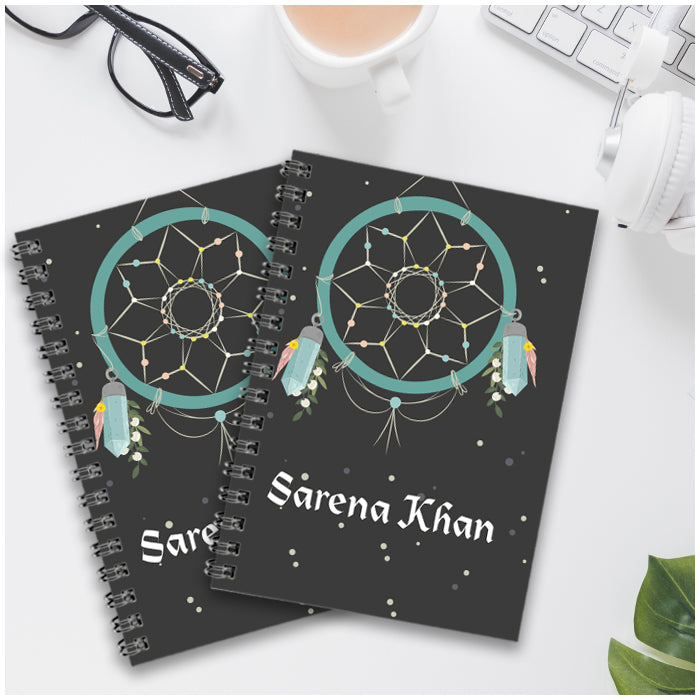 Personalised Notebook (A5 Size) - Dreamcatcher