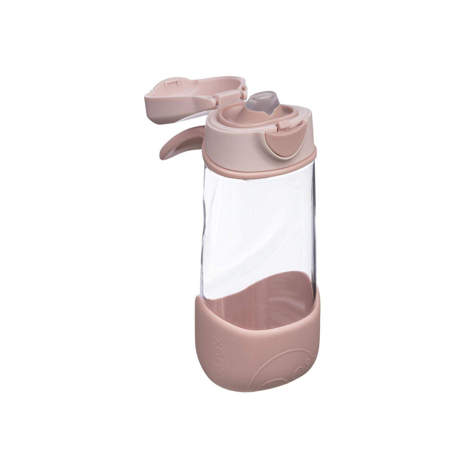 b.box Tritan Sport Spout Drink Bottle 450ml Blush Crush Pink