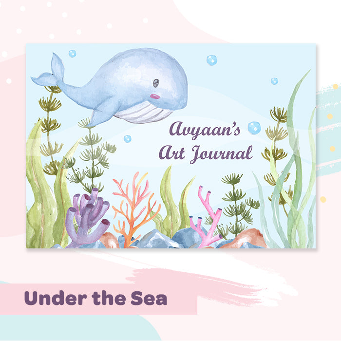 Under The Sea Personalised Art Book