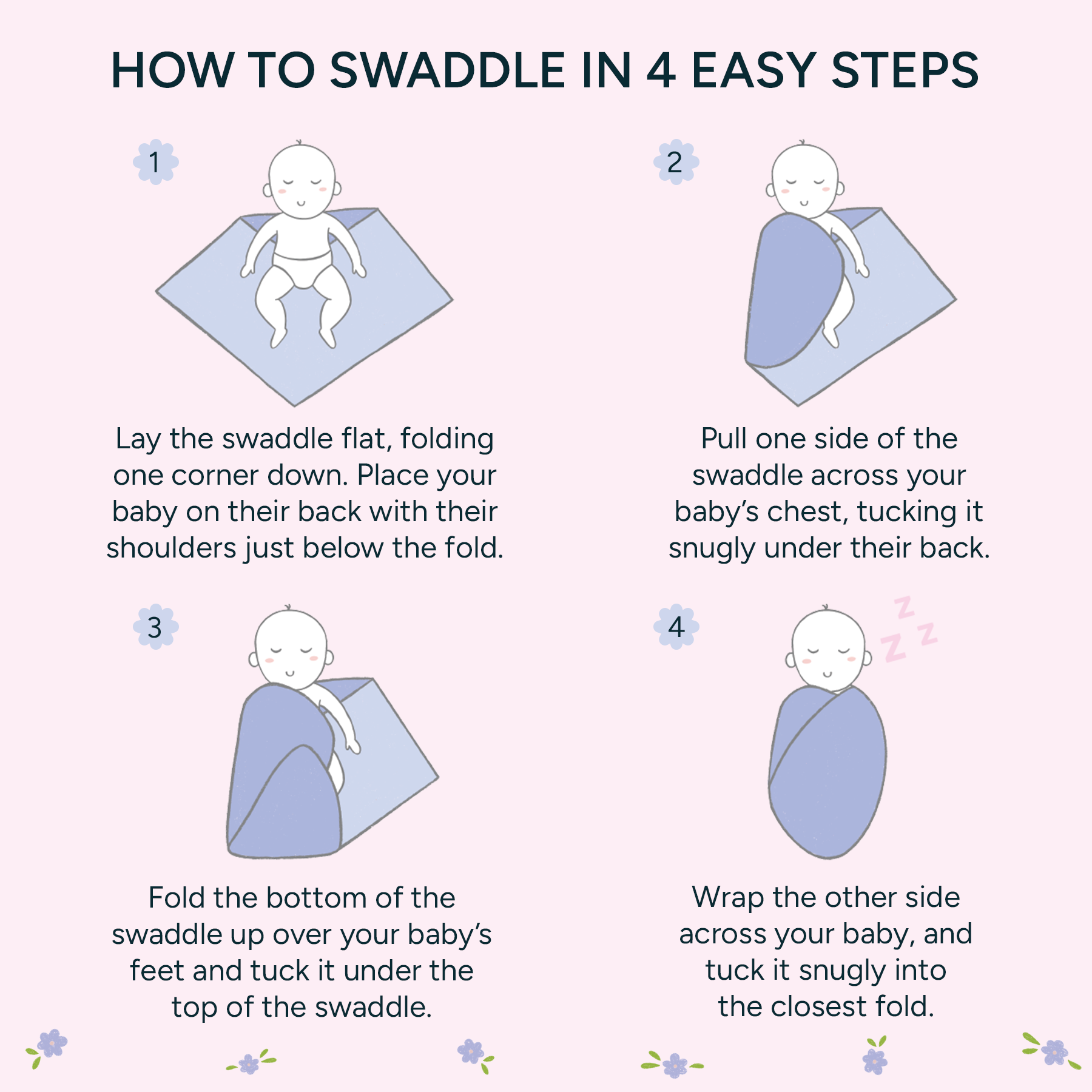 Extra-Large Swaddle - 100% Organic Premium Muslin Cotton, 47" x 47" (119 cm x 119 cm), Ultra-Soft, Breathable & Lightweight, Unisex, Hypoallergenic, Gifts for Newborn Babies, Pack of 2/3