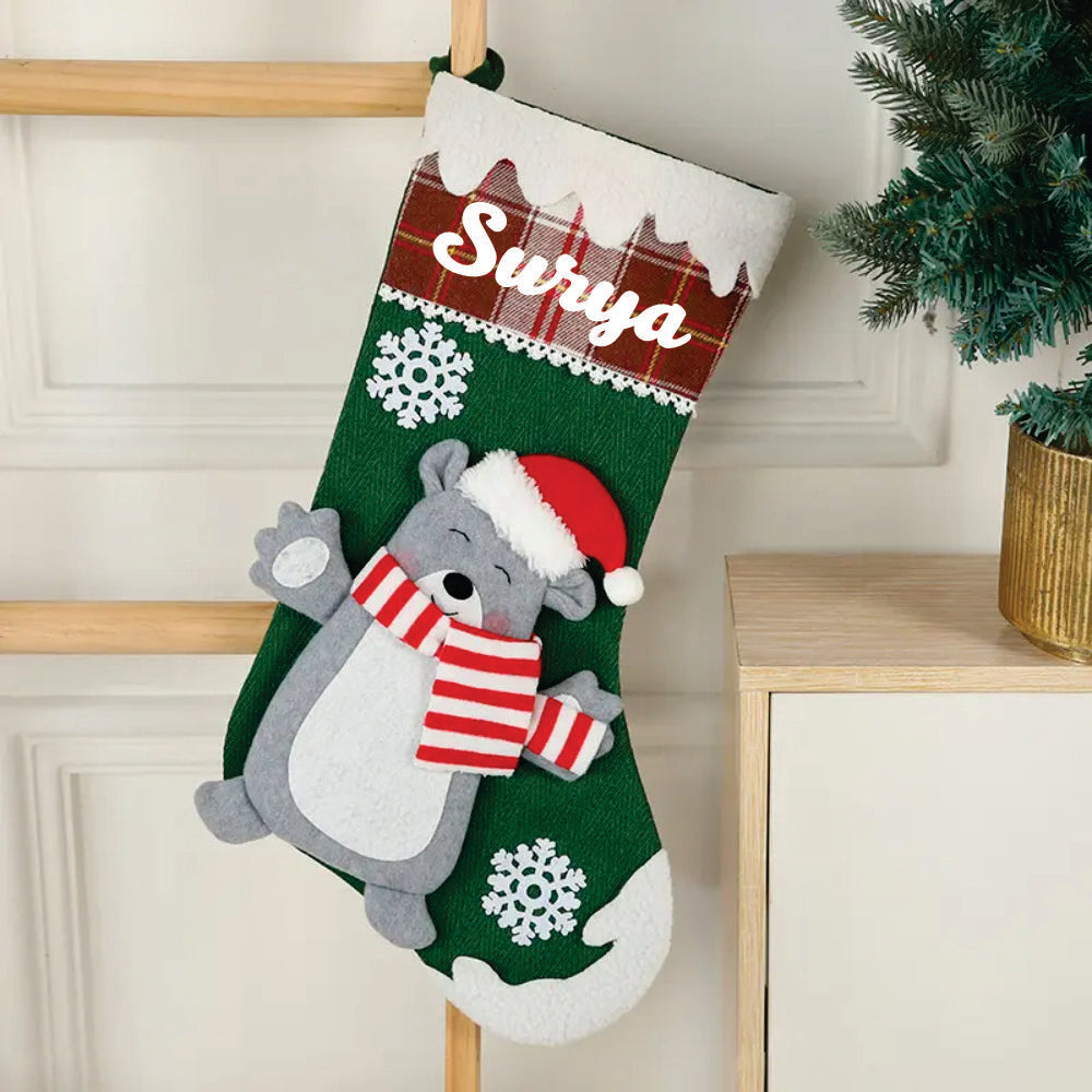 Babble Wrap Snowflake Magic Stocking