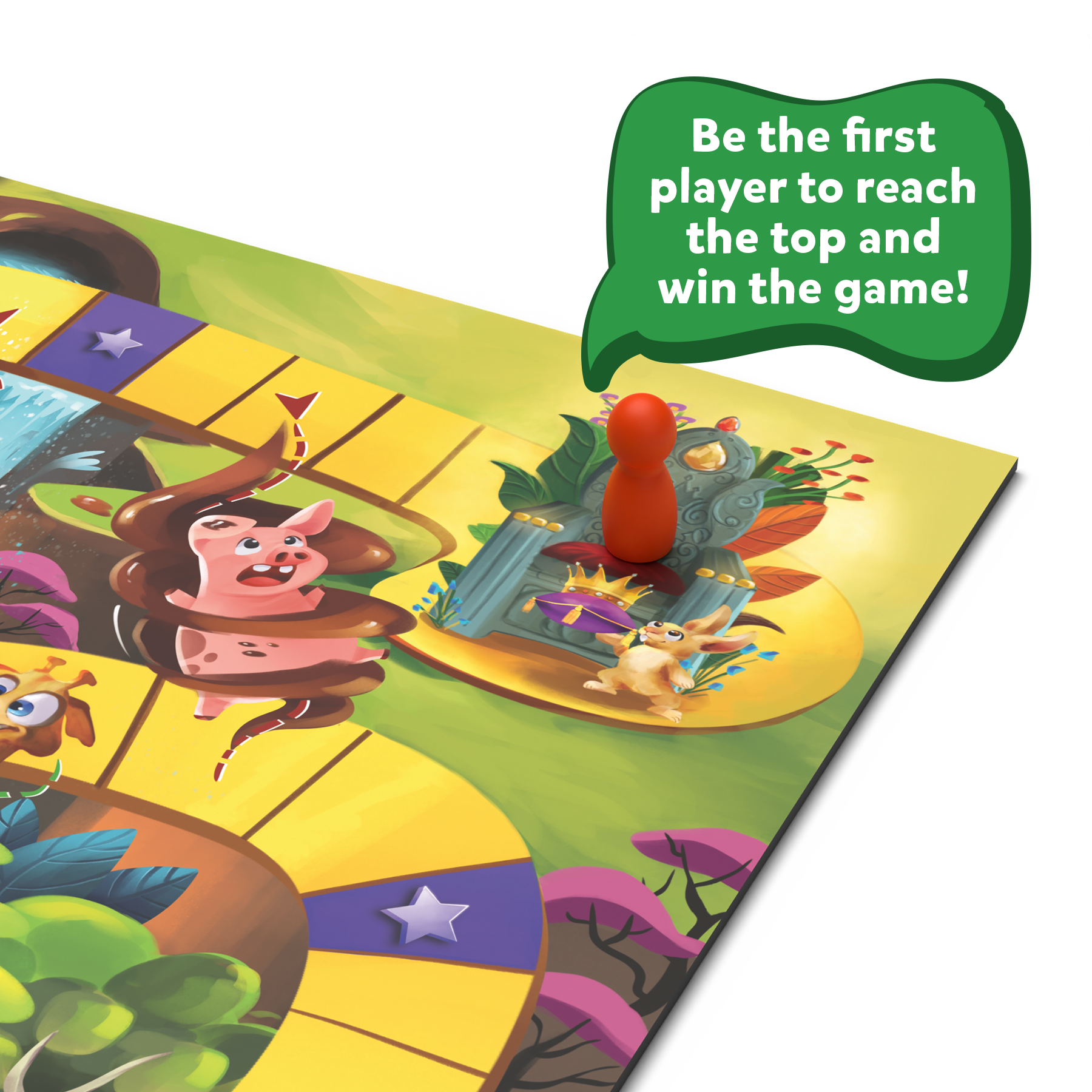 Skillmatics Board Game - Leaps & Tumbles, Race Through The Land of Animal Adventures, Classic Game with a Twist for Ages 3 to 7