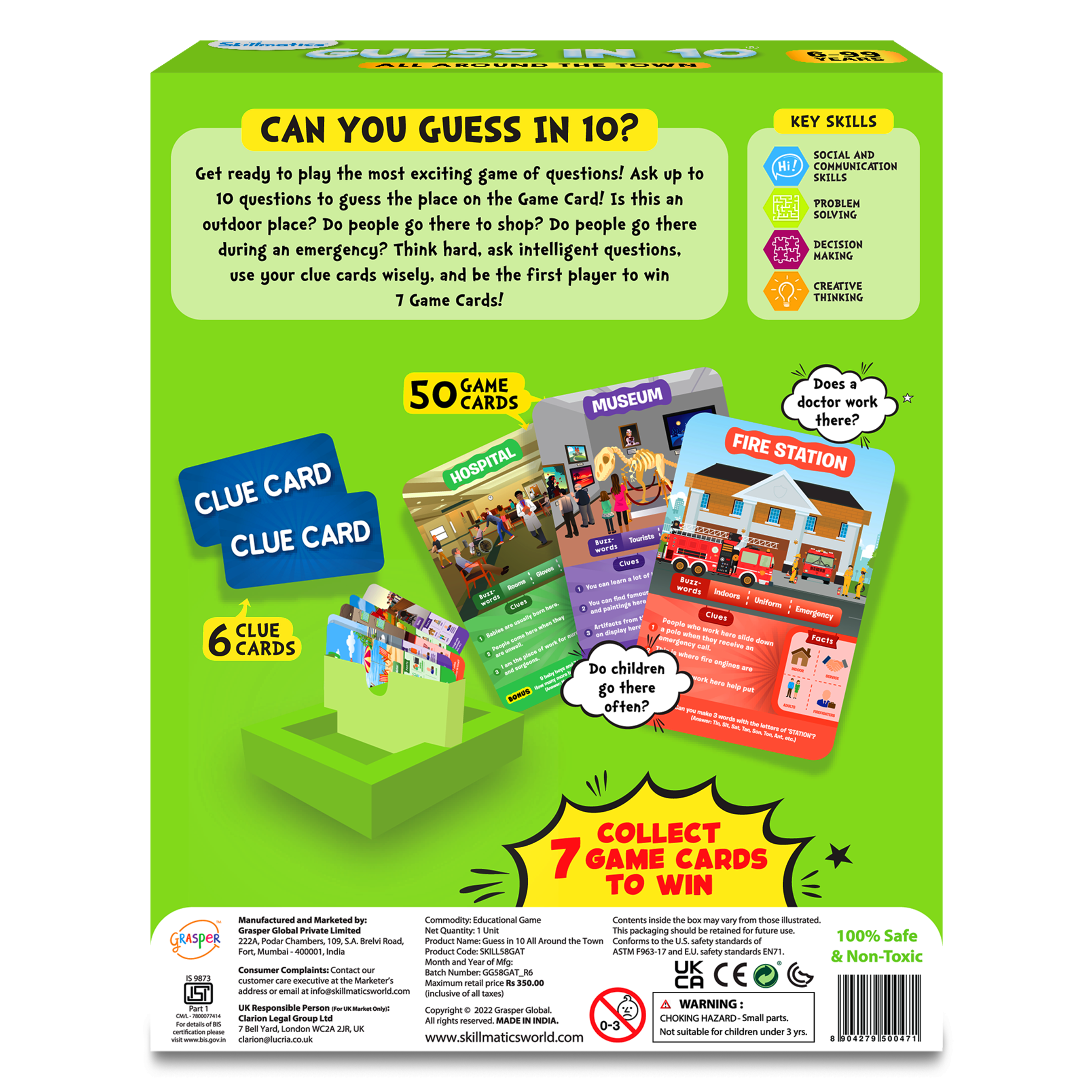 Guess in 10 – All Around The Town | Card Game of Smart Questions