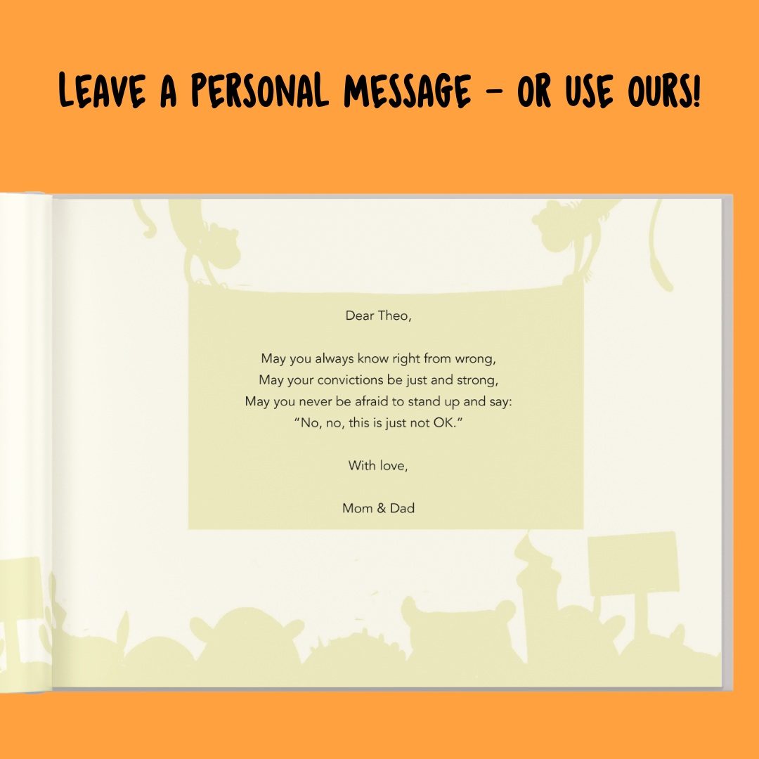 Personalised Storybook - The Orangey-Tan; Your Child vs Evil