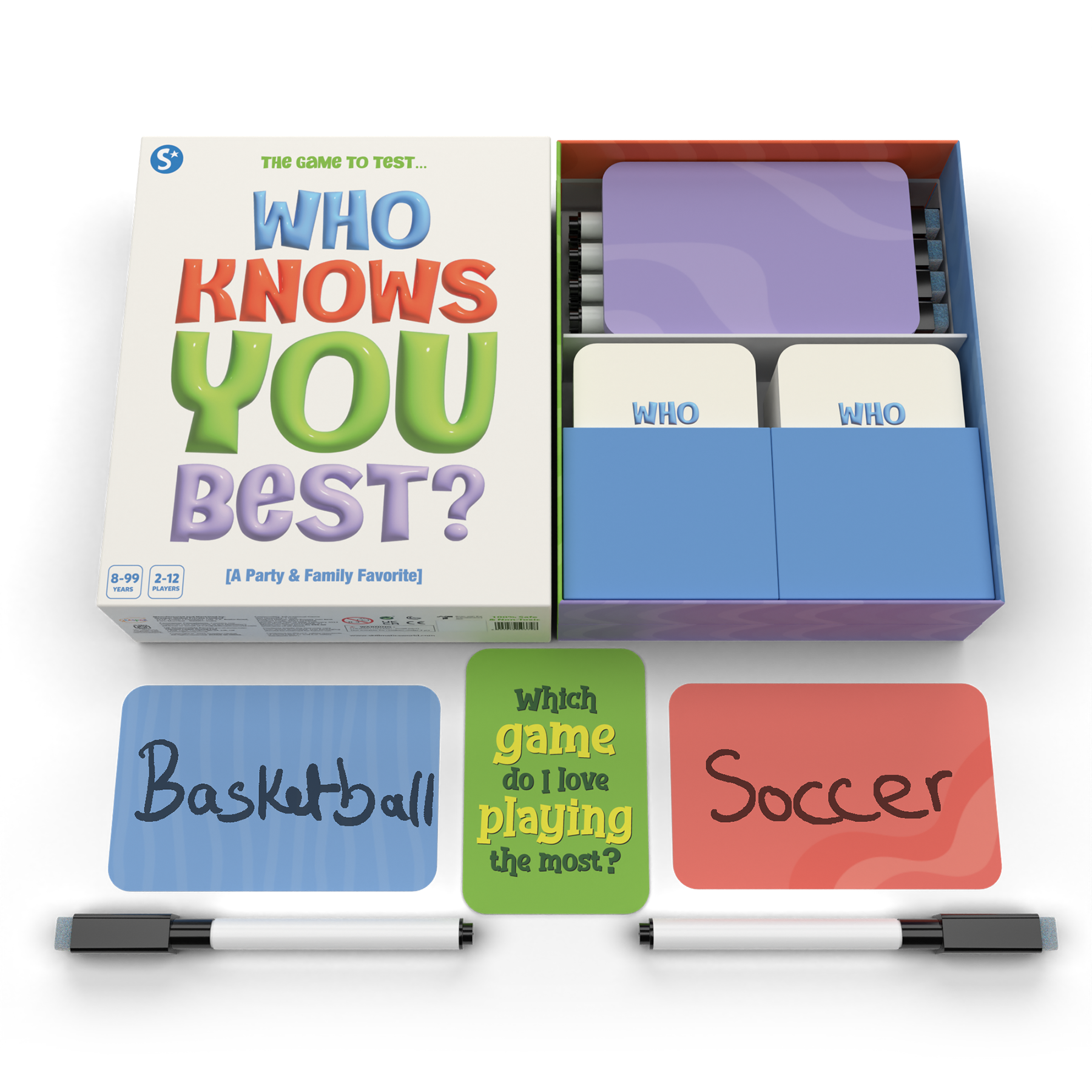 Skillmatics Card Game - Who Knows You Best? Family Party Game for Kids and Adults, Fun for Game Night