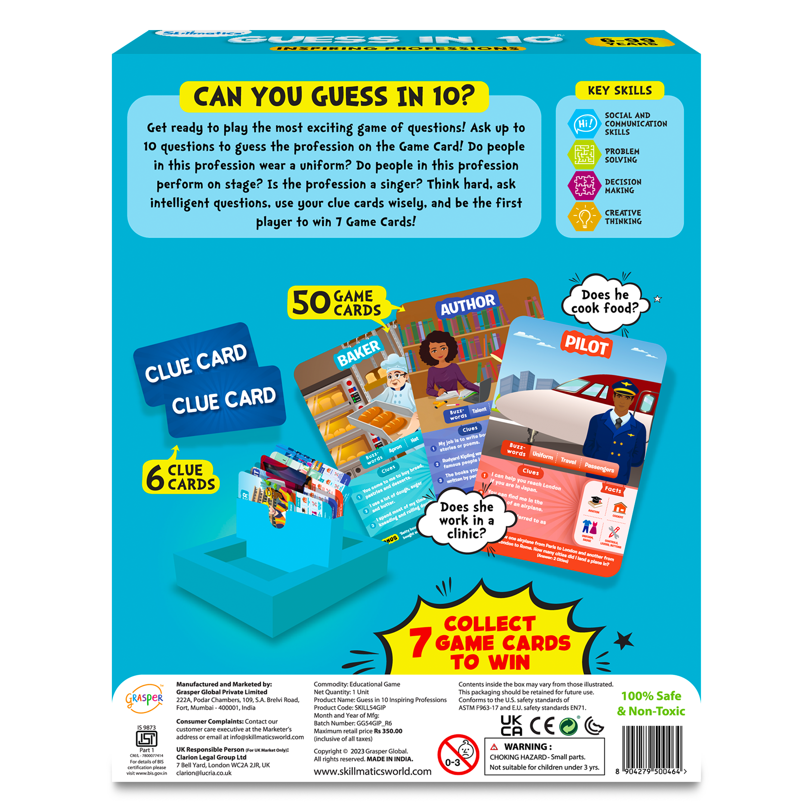 Guess in 10 – Inspiring Professions | Card Game of Smart Questions