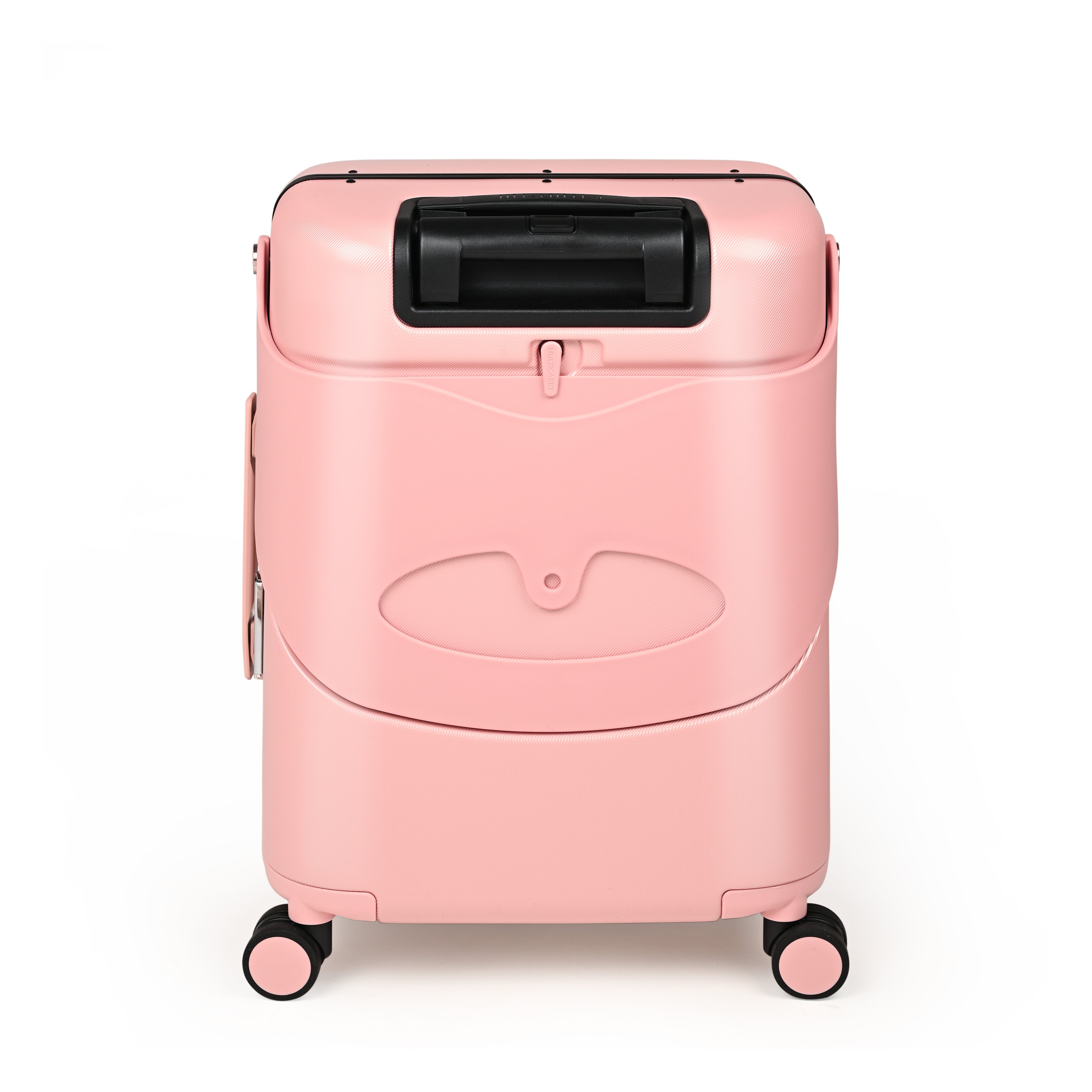 Miamily Dusty Pink Ride-On Trolley Carry-On Luggage 18 inches