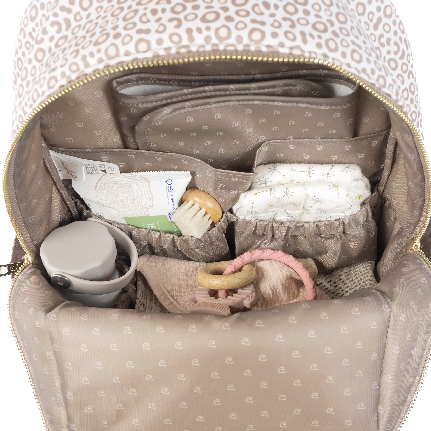 Pasito a Pasito London Animal Print Backpack Diaper Changing Bag