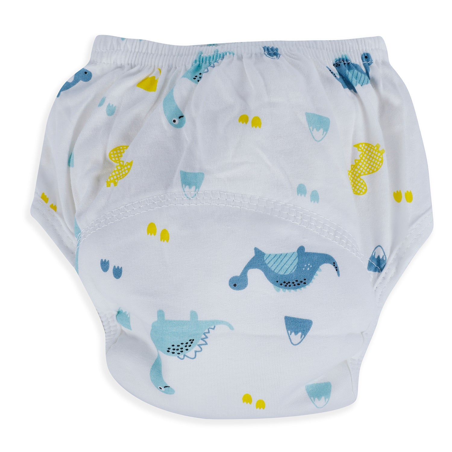 Baby Moo Dinosaur Reusable Cloth Training Diaper Panty - Multicolour - Baby Moo