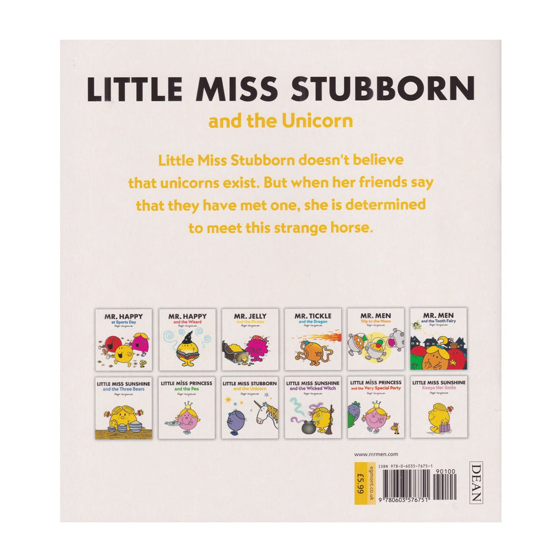 Little Miss Stubborn & Unicorn