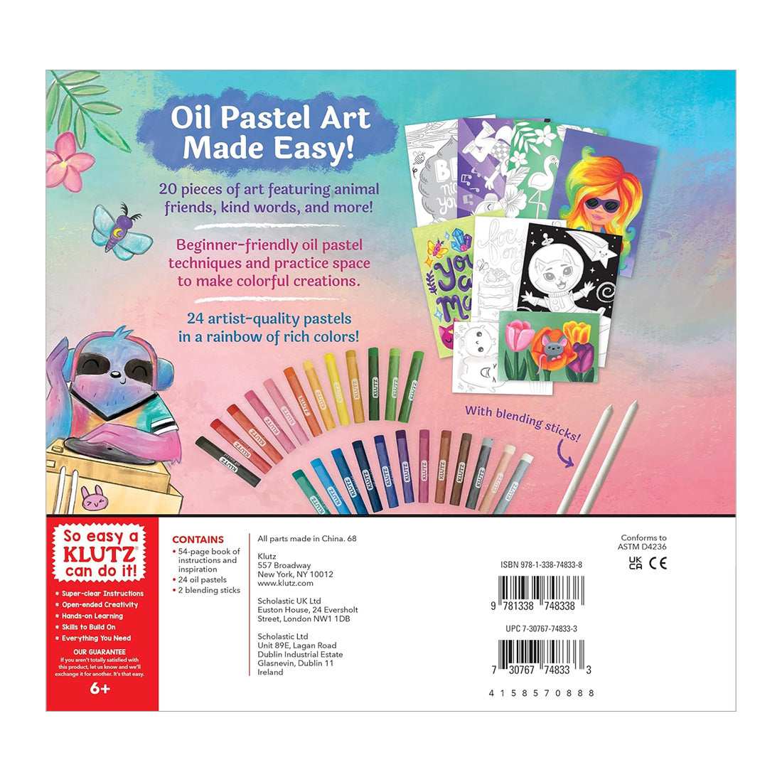 Klutz: Pastel Studio Book (with 24 Oil Pastels)