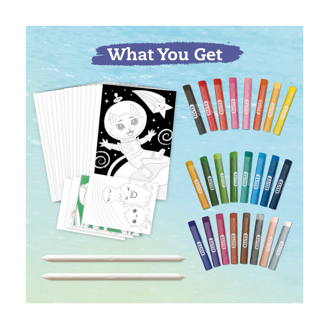 Klutz: Pastel Studio Book (with 24 Oil Pastels)