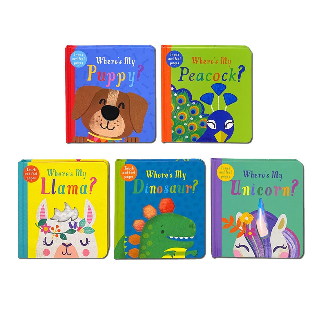 Where's My...? Touchy Feely Collection (5 Books Set)