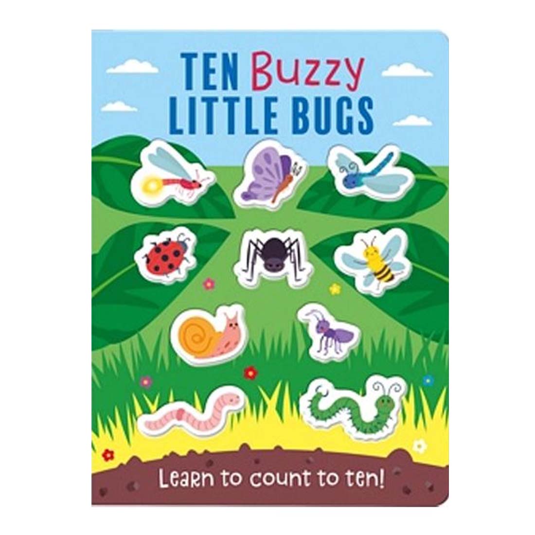 Ten Buzzy Little Bugs - Board Book