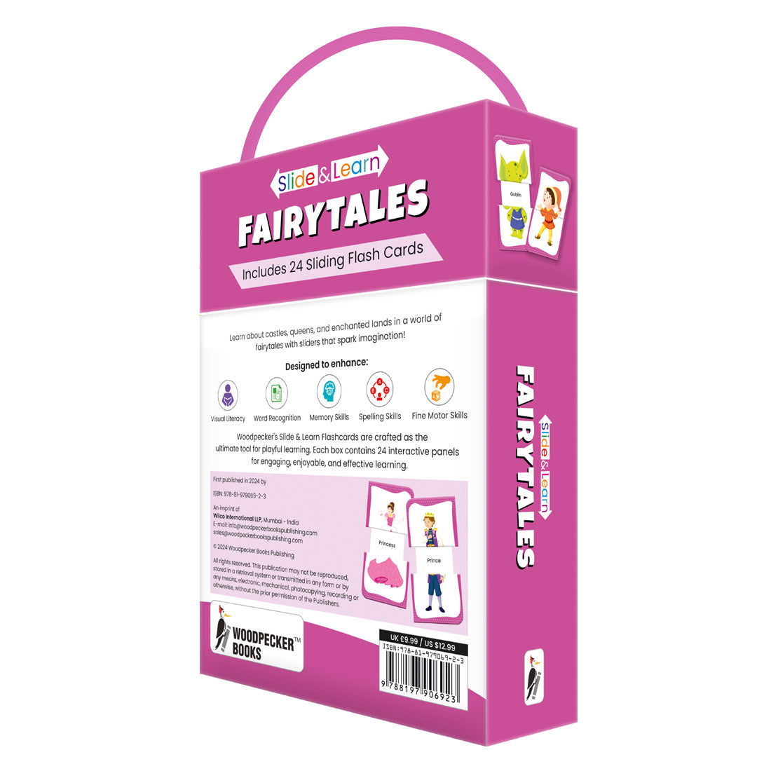 Woodpecker Books: Slide & Learn Flash cards - Fairy Tales