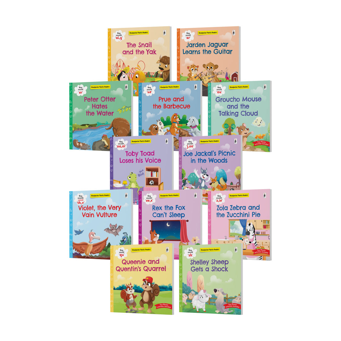 Woodpecker Books: My Third Phonic Readers Set (12 Vol Set) (Copy)