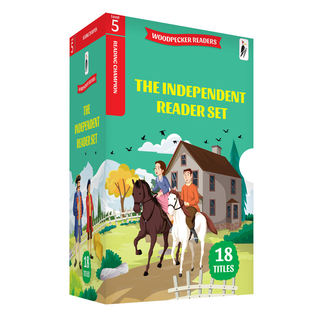 Woodpecker Books Level 5: Independent Readers Box Set Of 18 Books