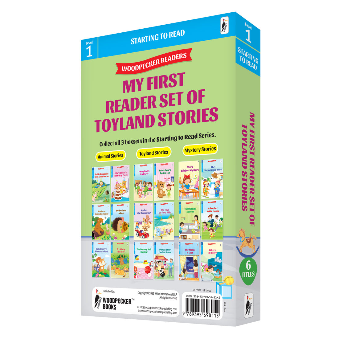 Woodpecker Books Level 1: My First Reader Set Of Toyland Stories (6 Vol. Set)