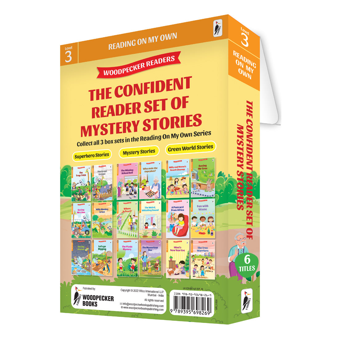 Woodpecker Books Level 3: Confident Reader Set Of Mystery Stories (6 Vol. Set)