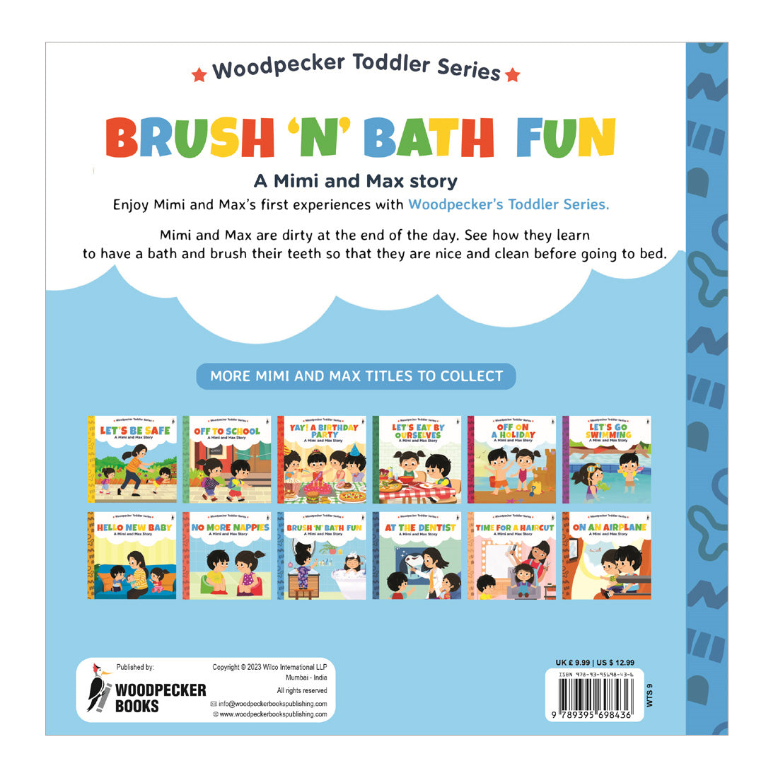 Woodpecker Books: A Mimi & Max Story: Brush 'N' Bath Fun