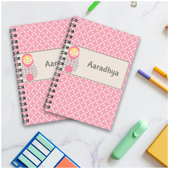 Personalised Notebook (A5 Size) - Babushka