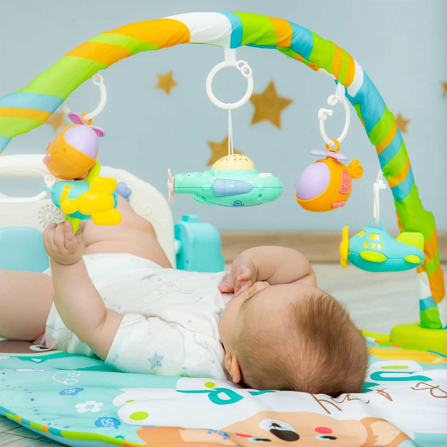 I Love Animals Multicolour Piano Activity Gym