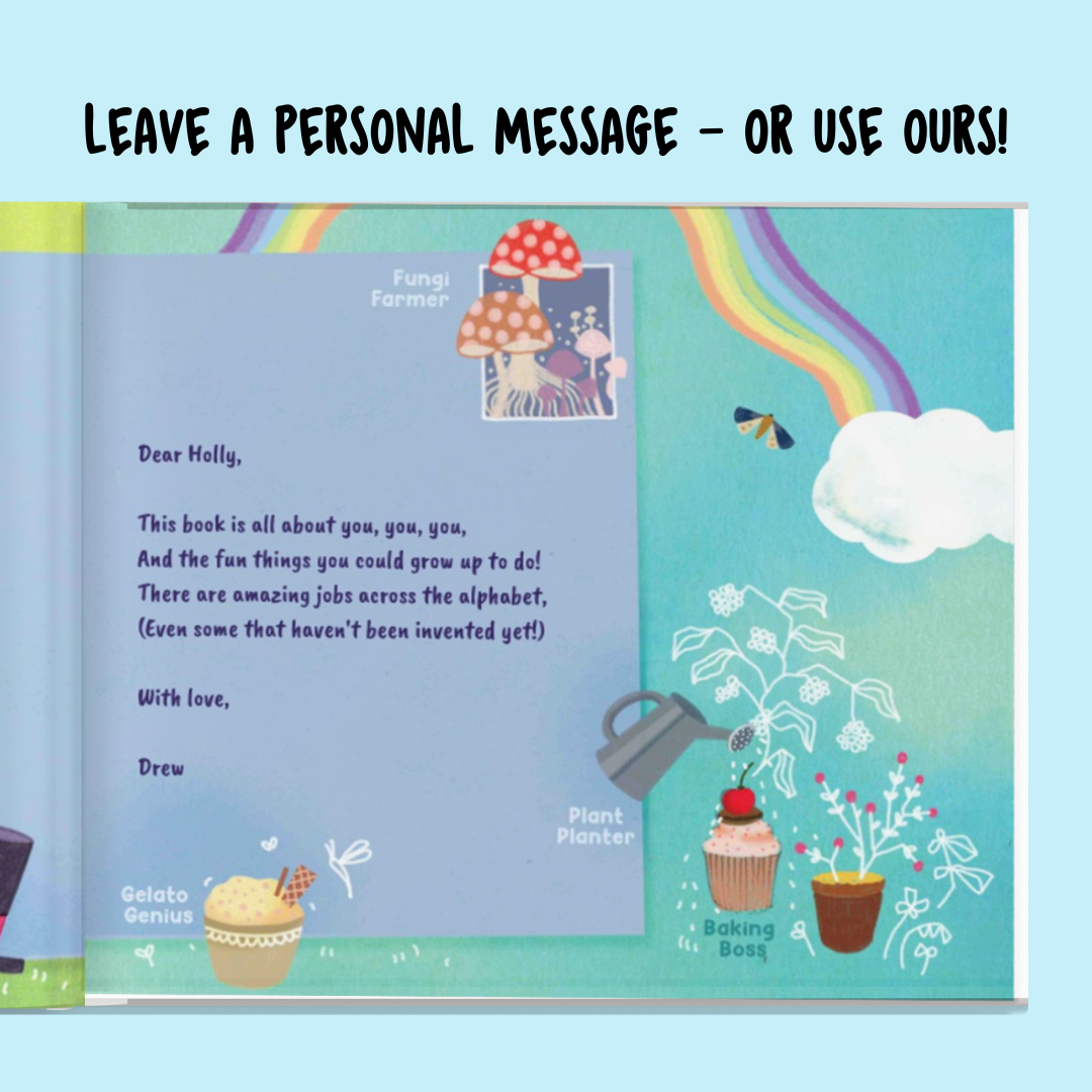 Personalised Storybook - What Will I Be? An A-B-C Story!
