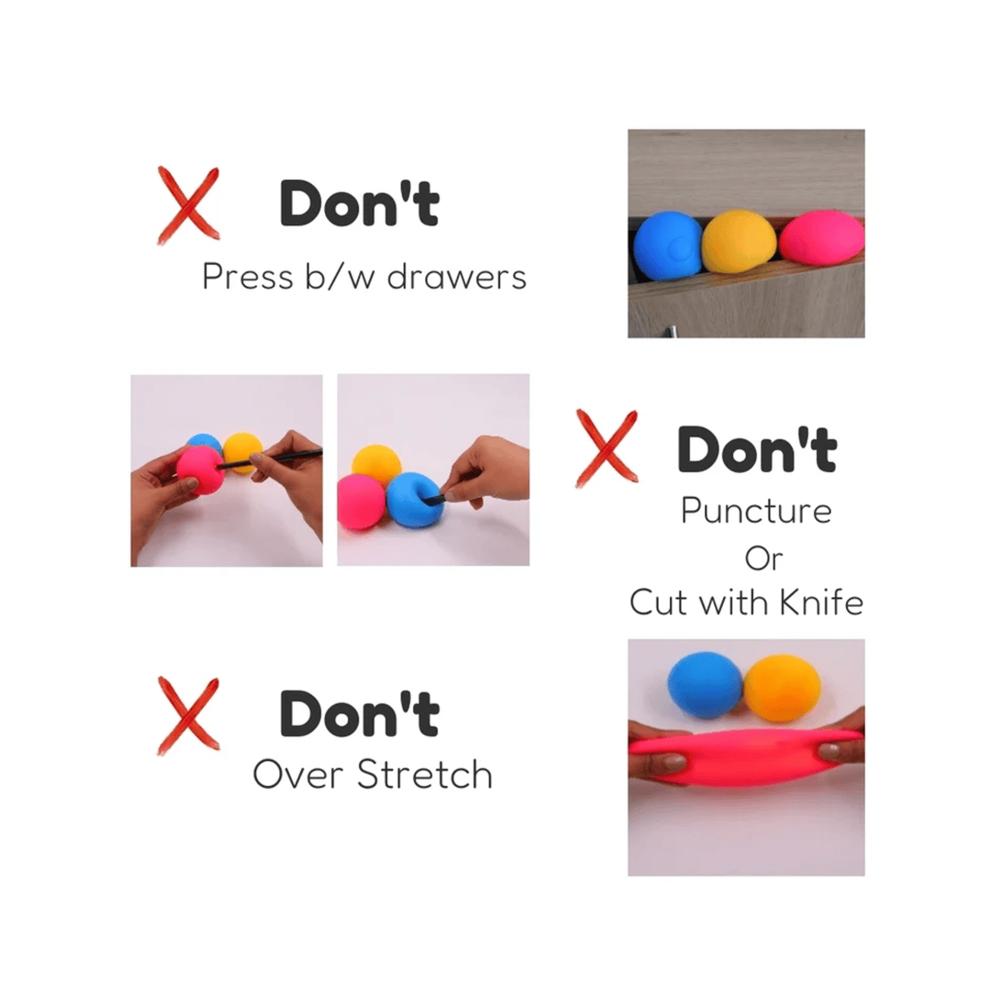 Scoobies Tint Twirlers – 3 Pieces | Color-Changing Squishy Balls | Sensory Stress Relief Toy | Soft, Durable & Portable