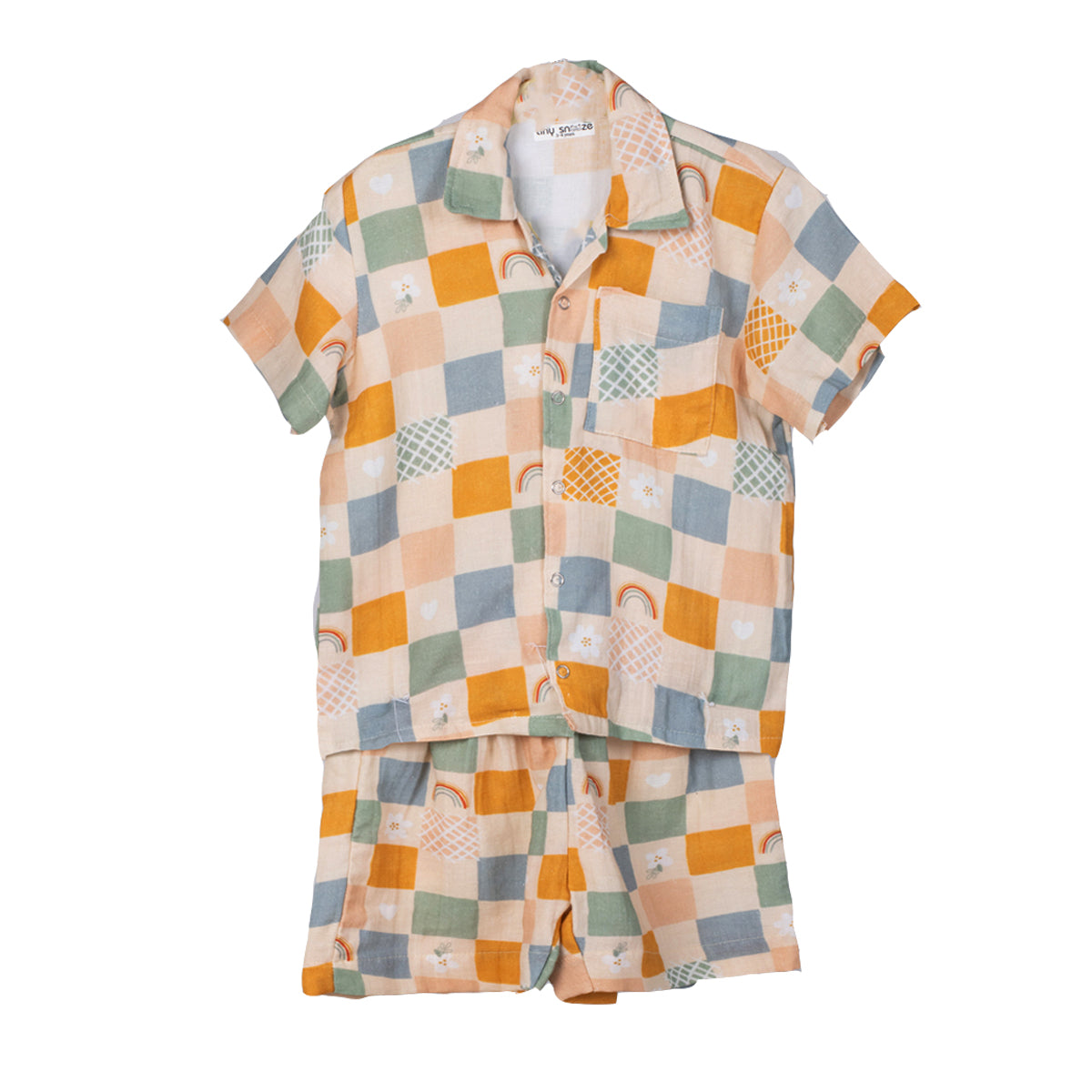 Boys Co-Ord Set- Boho Checks