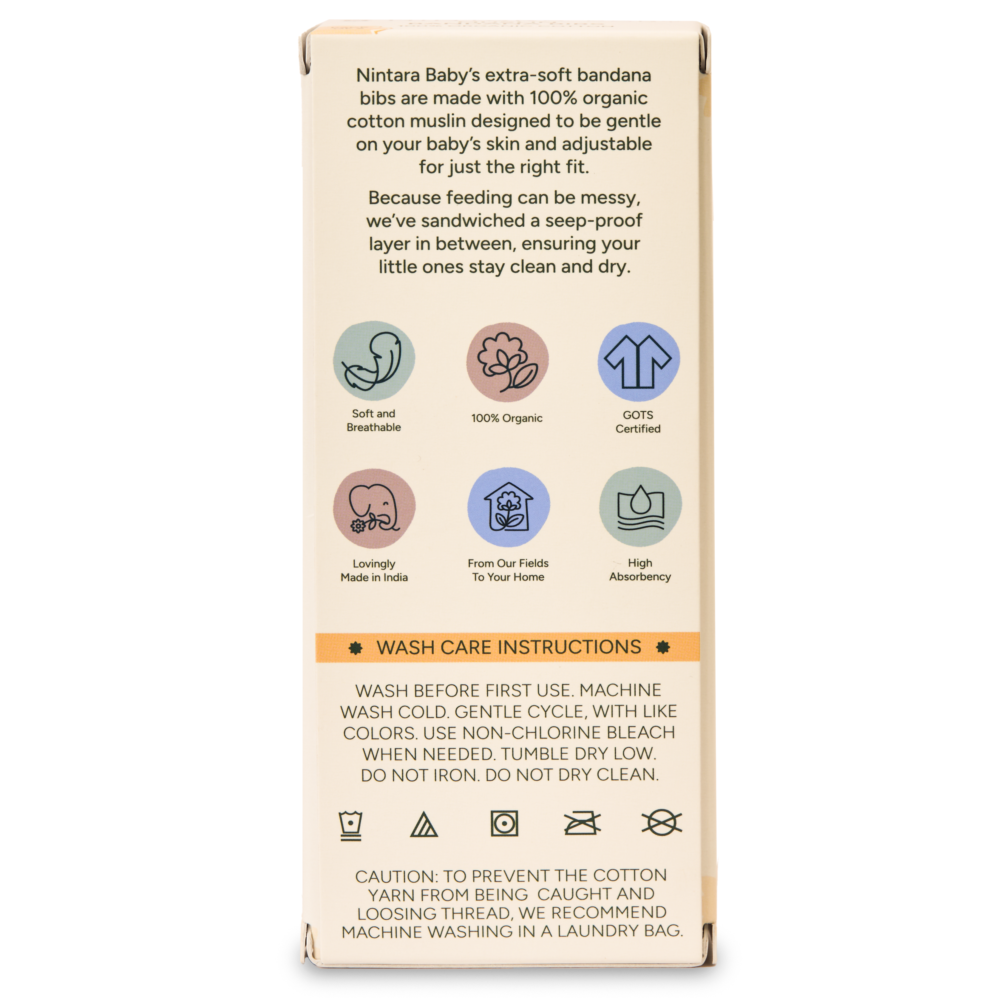 Bandana Bibs – 100% Organic Premium Muslin Cotton, Absorbent, Waterproof, Extra-Soft, Adjustable, Lightweight & Durable, Perfect for Newborns, Babies & Toddlers Ages 0-3, Pack of 2/3/6