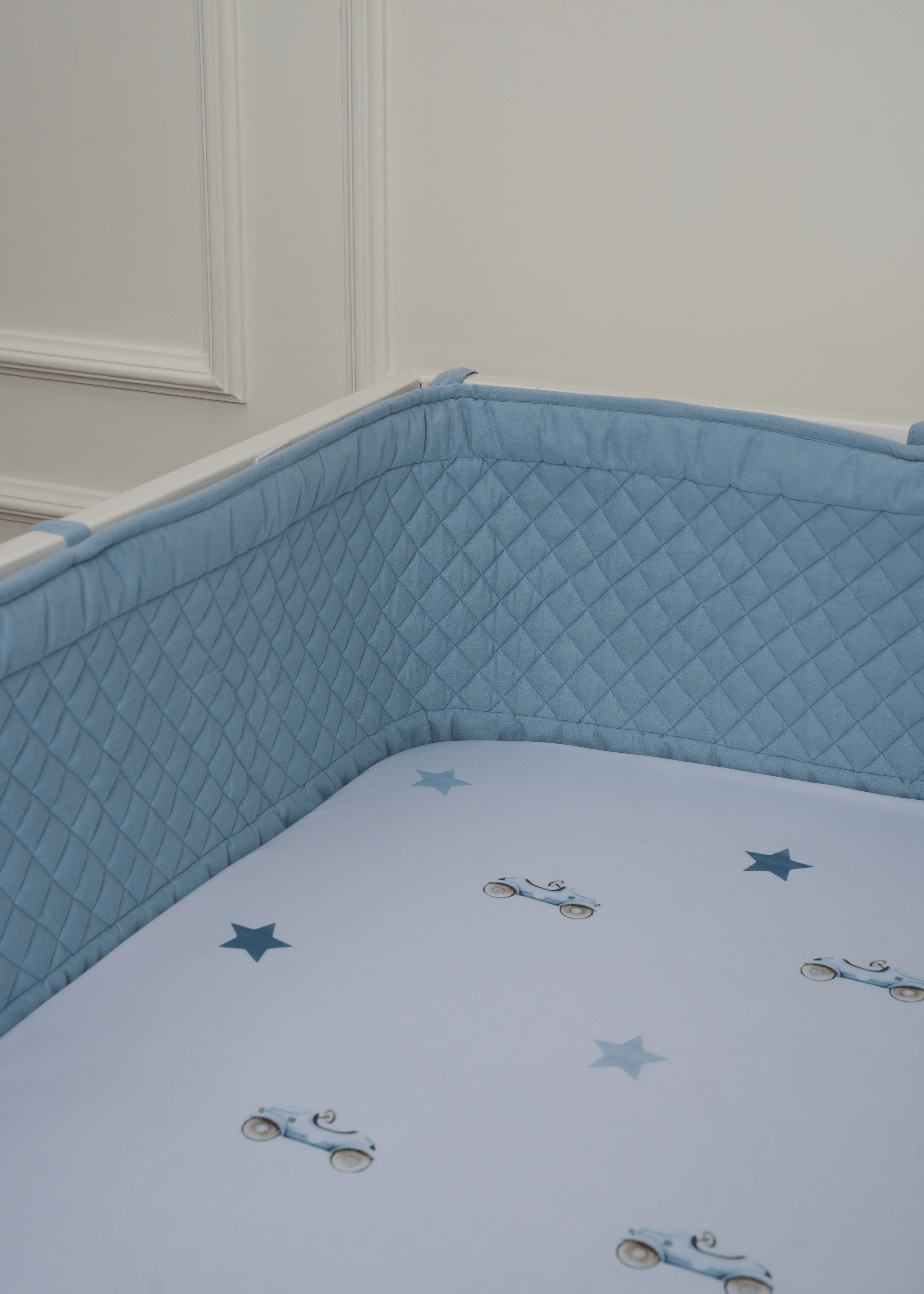 Cot Bumper - White