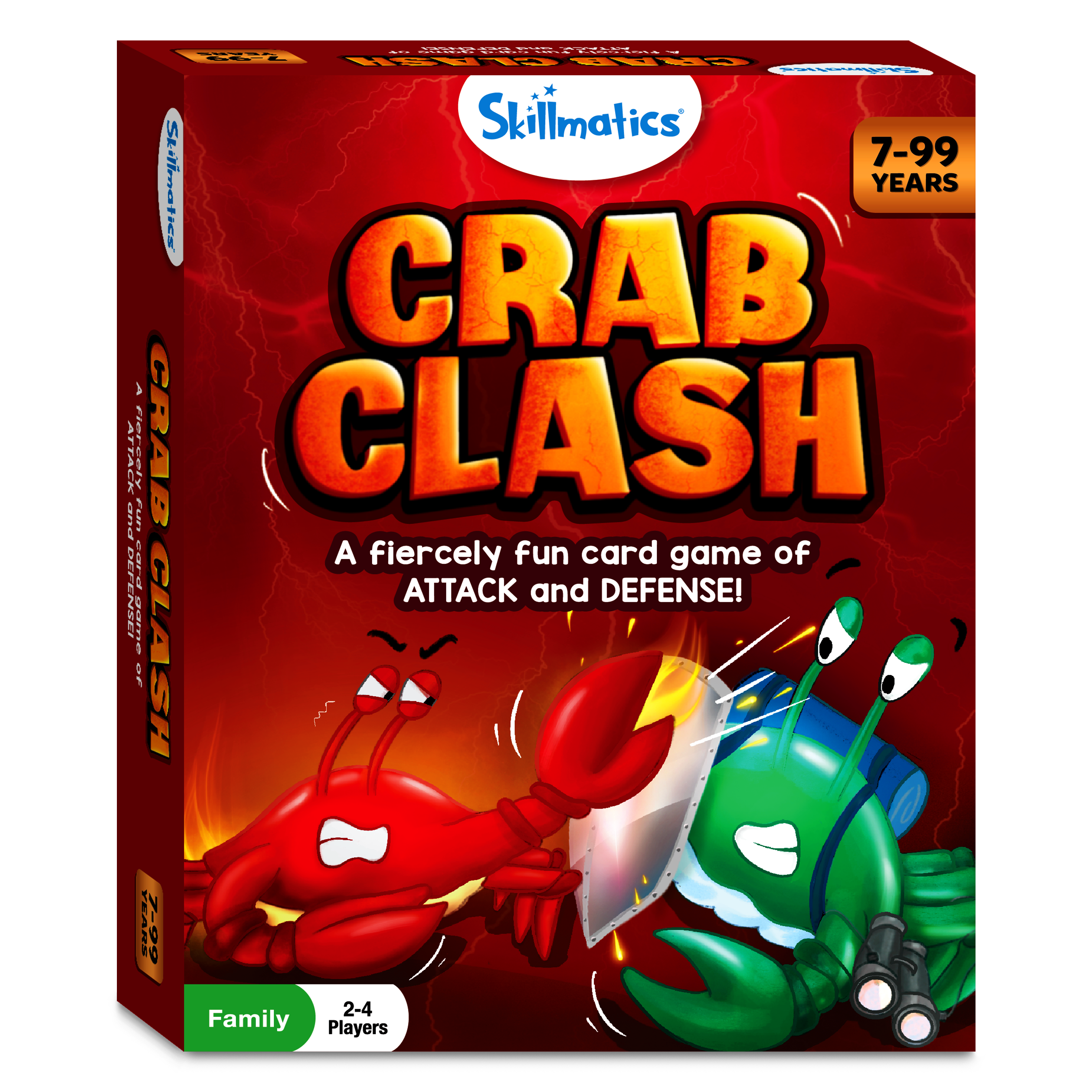 Skillmatics Card Game : Crab Clash | Gifts for 7 Year Olds and Up | Super Fun Strategy Game for Families | Games for Kids, Teens, & Adults