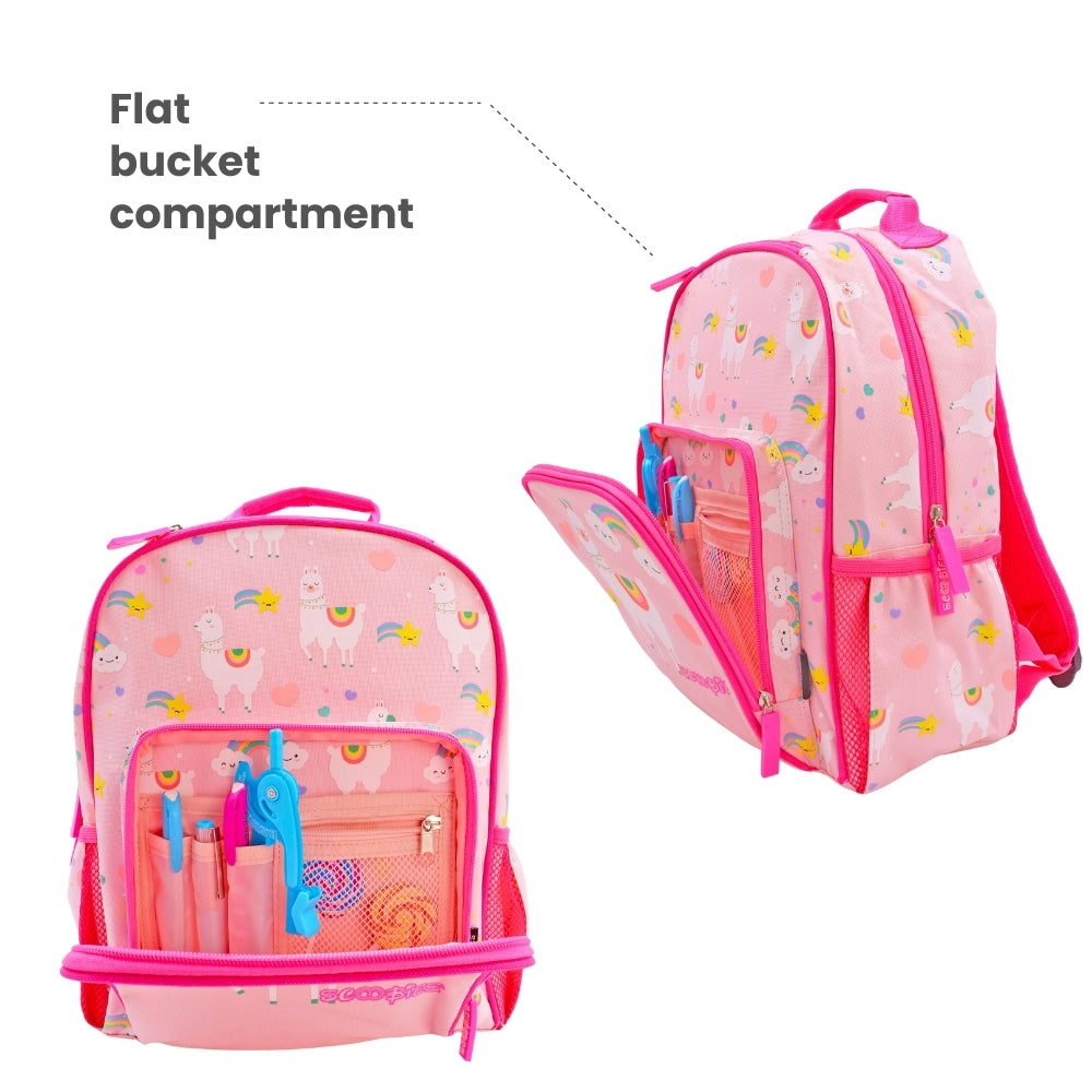 Scoobies Llama Glow-in-the-Dark Backpack 14" – Whimsical, Spacious & Durable