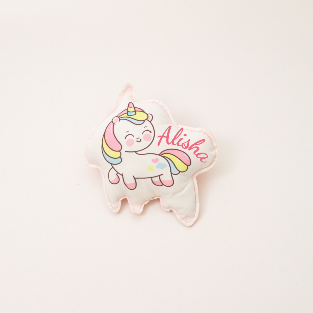 Unicorn Decor Cushion & Diwali Bodysuit Gift Set