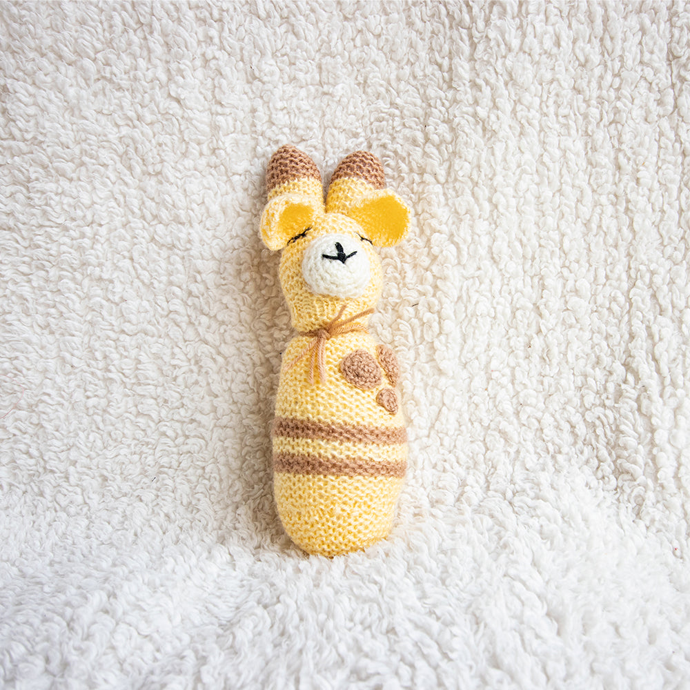 Giraffe Soft Toy & Diwali Bodysuit Gift Set