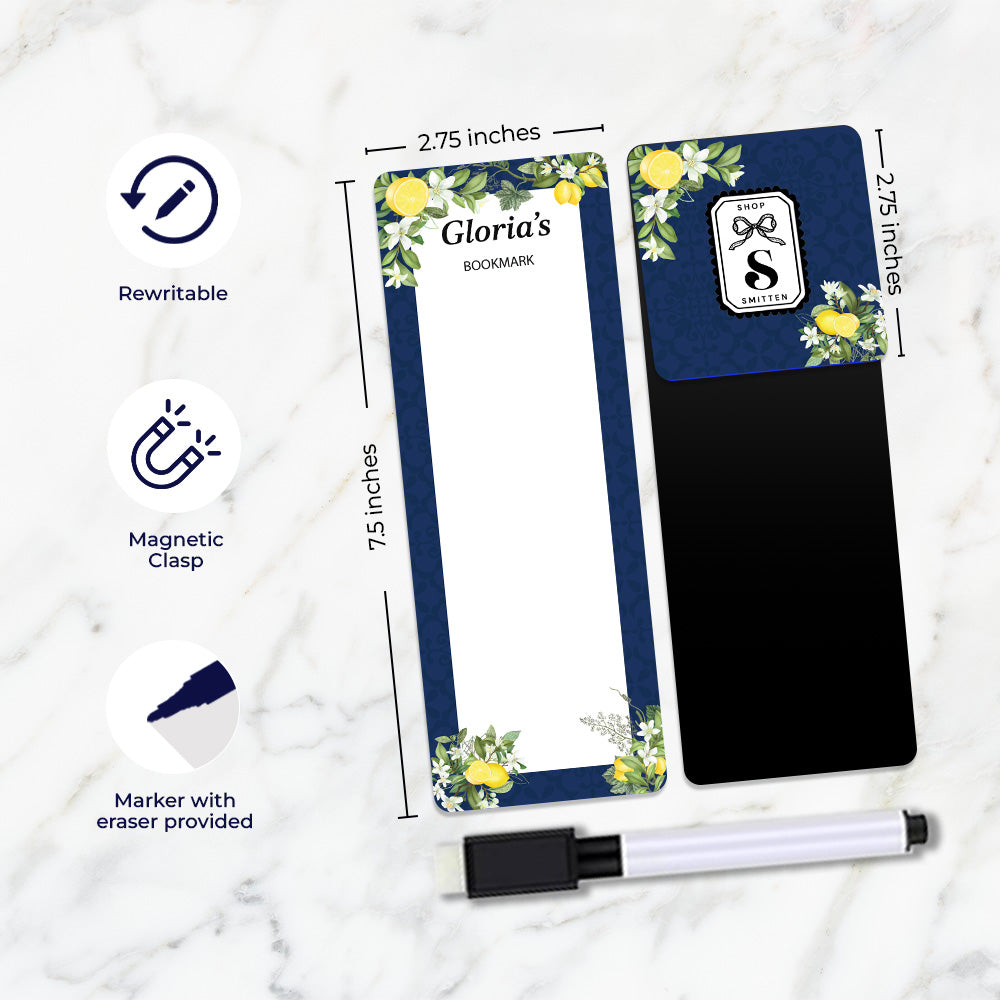 Personalised Rewritable Magnetic Bookmark - Collection 2